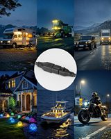 Kabel Ekstensi DT 2Pin Tahan Air, Konektor Male ke Female, Kabel Plug and Play untuk Lampu LED Off-Road, Truk, SUV, ATV, Kapal