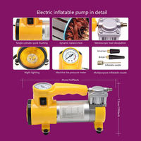 HF2ST vente directe d'usine 5 en 1 cric de voiture électrique DC12V 3T jack compresseur clé kit d'outils d'urgence moteur levage cric de voiture