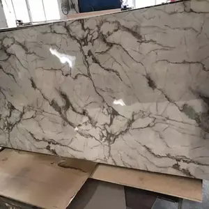 High Glossy 1220x2440mm 3mm PVC Wall Panel / PVC Marble UV Sheet Price