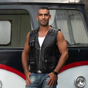 Gilet da motociclista personalizzato di alta qualità giacche in vera pelle da <span class=keywords><strong>uomo</strong></span> rimovibili assemblate senza maniche giubbotti in vacchetta nera - Product Image 4