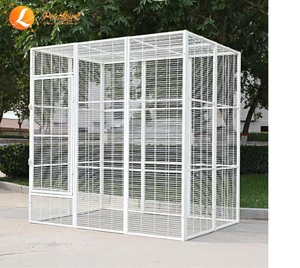 Cage à Oiseaux Métallique Extensible Extra Large en Gros avec Emplacement Libre pour l'Assemblage – Idéale pour Oiseaux, Chats, Chiens, <span class=keywords><strong>Pigeons</strong></span> et Paons - Product Image 6
