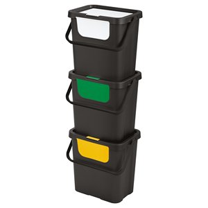 ถังคัดแยกขยะ (24 ลิตร) 3 ชิ้น 8104762AX5 - Product Image 1