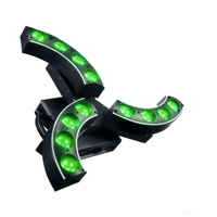 Luz LED de haz curvo infinito de alta calidad con 4 cuchillas, DMX512, activada por sonido, para escenarios de bodas y conciertos
