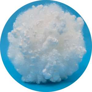 Fibre discontinue de polyester conjugué creux de la Vierge 7D 64mm HCS pour le remplissage meilleure usine chinoise de fibre de remplissage de qualité pour la fabrication - Product Image 4