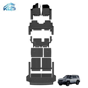 Factory Price <b>Interior</b> Car <b>Accessories</b> 5D Durable Floor Mats 7-seat TPE Car Floor Mat for BYD Leopard 8 2025 - Product Image 1