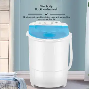 Wholesale plastic top loading 4.5kg semi automatic washing machine with dryer home use