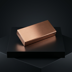 Barra de Cobre Puro de 1 kg, Forma Cuadrada, Tamaño Estándar para Colección y Almacenamiento - Product Image 1