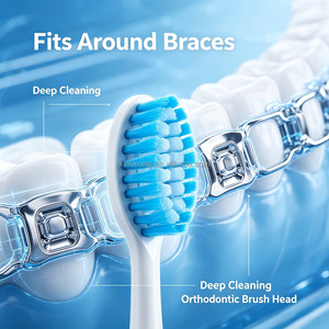 Brosse à dents électrique <span class=keywords><strong>Oral</strong></span> <span class=keywords><strong>B</strong></span> série <span class=keywords><strong>Io</strong></span>, très vendue, avec tête de brosse orthodontique, type C, longue durée de vie de la batterie, en vente - Product Image 3