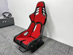 เบาะนั่งรถแข่งแบบคาร์บอนไฟเบอร์หุ้มหนังสั่งทำพิเศษ - Product Image 1