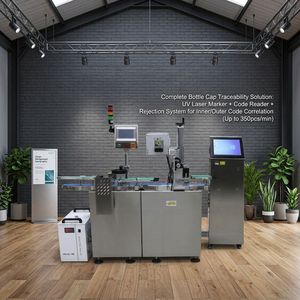 Système intégré d'association de données d'inspection par vision laser UV haute précision pour la traçabilité et la lutte contre la contrefaçon des bouchons de bouteilles - Product Image 3