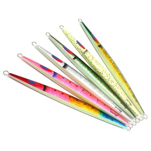 Haute qualité <span class=keywords><strong>eau</strong></span> salée 160g/210g coulée lumineuse métal jigging leurre pas lent naufrage pêche métal gabarit leurre appât - Product Image 1