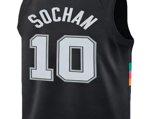 Jersey Basket Poliester Ukuran Besar Seragam Basket Kaos & Atasan Olahraga Gym # 3 Pemain Logo Edisi Klasik Allenes Dewasa - Product Image 3