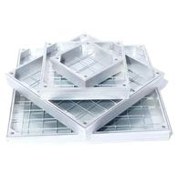 Couvercle de manhole rectangulaire renforcé et robuste en acier inoxydable de 700 mm