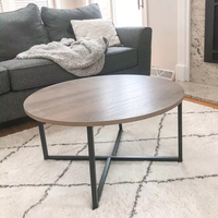 Ferme japonaise minimaliste moderne rustique grande table basse et thé en bois juste prix panneau de meubles de maison pour salon en métal