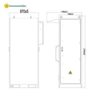 Gabinete de Baterías para Exteriores de 113 kWh, 30 kW, 50 kW, Lifepo4 ESS con Inversor Solar Híbrido, Reducción de Pico de Consumo, Energía de Respaldo, Protección IP55 - Product Image 5