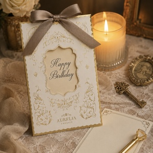 Sobres de Graduación Ecológicos Personalizados con Lazo, Papel Reciclado, Sobres Plegables para Invitaciones a Eventos, Tarjetas de Felicitación Promocionales - Product Image 1