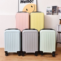 Nouvelle valise à roulettes tendance de 20 pouces, roues pivotantes, grande capacité, en tissu Oxford, bagage de voyage avec serrure à combinaison