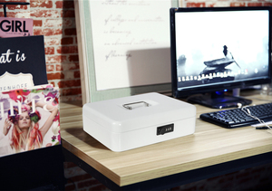 Kim Loại Hiện Đại Tiền Mặt Hộp Với Mã Khóa Đồ Trang Sức Lưu Trữ Tiền Khay An Ninh Khóa An Toàn Cho Giữ An Toàn Có Giá trị - Product Image 6