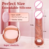 Manchon pénien vibrant multi-vitesses en silicone souple rechargeable, étanche, pour couples - Vente en gros OEM