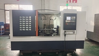 Machine de fraisage et de centrage verticale CNC XY810 à banc monobloc pour un élimination de copeaux fluide et le traitement de petits arbres