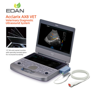 Appareil d'échographie vétérinaire portable EDAN Acclarix AX8 VET, sondes convexes, linéaires et à réseau phasé pour animaux de petite et grande taille - Product Image 4