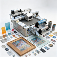 Imprimante UV 6090 pour films A et B, imprimante d'étiquettes automatique grand format rouleau-à-rouleau, impression couleur, AC 220V