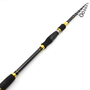 Caña de Pescar Telescópica KEKAXI de Carbono de Alta Durabilidad para Spinning y Casting, con Guías Metálicas y Mango de EVA, 1.8m 2.1m 2.4m 2.7M - Product Image 5
