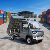 Camion électrique neuf entièrement fermé haute puissance, véhicule à quatre roues à énergie nouvelle, rapide et pratique, capacité de charge domestique élevée