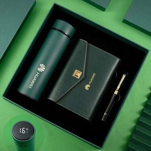 New Luxurious Corporate Gift Set Pen Loose Leaf Journal <b>Diary</b> <b>Notebook</b> With Vacuum Mug Christmas Gifts Sets for Women/Man - Product Image 1