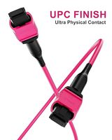 Kabel Patch FTTH 8-Core MPO/MTP High-Density OM4 Multimode Fiber dengan Jacket LSZH Tipe A/B/C Low Loss 0.35dB WIFI/4G/GSM