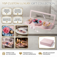 Boîte cadeau de luxe rose sur mesure avec fermeture magnétique, pliable, rigide, avec insert en forme de cœur