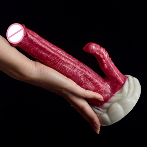 NNSX <span class=keywords><strong>haute</strong></span> qualité réaliste Double têtes sexuel réel pénis Silicone gode adulte Sexy jouets aspiration gode pour les femmes - Product Image 4