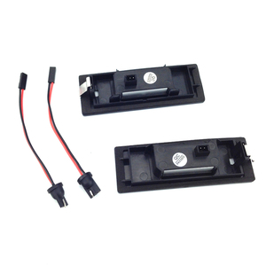 Lumière de <span class=keywords><strong>plaque</strong></span> d'<span class=keywords><strong>immatriculation</strong></span> de voiture blanche, accessoire sans erreur, pour <span class=keywords><strong>BMW</strong></span> série <span class=keywords><strong>1</strong></span> E87N E85 Z4 E86 6 E63 E64, 12V 24SMD, pièces - Product Image 4