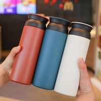 Botella Térmica de Acero Inoxidable con Aislamiento al Vacío - Diseño Anticaída, Retención de Calor/Frío de 6 a 12 Horas, Resistente para Senderismo y Negocios