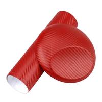 Rollo de Vinilo Adhesivo 3D de Fibra de Carbono de Lujo para Logotipos/Insignias, Autoadhesivo, 6mil de Grosor, Colorido, Resistente a Arañazos, Duradero, 3 Años