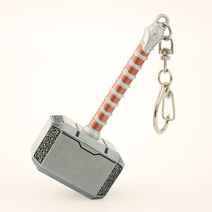 Llavero <span class=keywords><strong>de</strong></span> Martillo <span class=keywords><strong>de</strong></span> <span class=keywords><strong>Thor</strong></span> Miniatura en Oferta, Martillo <span class=keywords><strong>de</strong></span> Metal <span class=keywords><strong>de</strong></span> Acero, Recuerdo, Llavero Personalizado, Regalo Empresarial Especial - Product Image 1