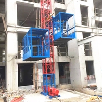 Lève-briques, machine à soulever le ciment avec moteur et boîte de vitesses, capacité de levage de 500 à 3000 kg, élévateur de marchandises pour la construction