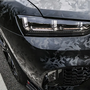 Envolturas de vinilo de PVC de fábrica al por mayor fibra de carbono a prueba de UV patrón 3D <span class=keywords><strong>camuflaje</strong></span> fantasma negro envoltura de coche película de vinilo Coche - Product Image 4
