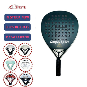 Raqueta de Pádel QINGYU SPORT Personalizada de Fibra de Carbono 3K Kevlar, Raqueta Ligera Tipo <span class=keywords><strong>Pala</strong></span>, Venta al Por Mayor, Pedidos al Por Mayor, En Stock - Product Image 1