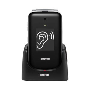 Telefone Móvel <span class=keywords><strong>BRONDI</strong></span> Friend Supervoice Desbloqueado GSM para Idosos com Teclas Grandes Botão SOS Controle Remoto Dual SIM Alto Volume KAI OS 2.8 - Product Image 1