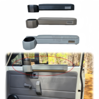 Accessoires de voiture YBJ, porte-gobelet pour accoudoir de voiture pour Land Cruiser 70 Series 2007-2024, NOIR GRIS BEIGE LC76 LC79