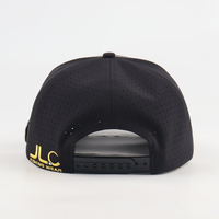Casquette de golf OEM imperméable à 5 panneaux bicolore, perforée, avec fermeture snapback, style baseball, avec cordon, de qualité supérieure, avec logo personnalisé pour hommes et femmes
