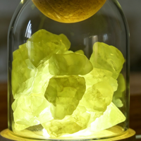Diffuseur d'arômes en cristal multicolore, ornement en pierre, cloche en verre créative avec veilleuse LED, décoration d'intérieur pour huiles essentielles, artisanat