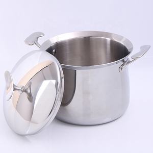 Casserole à large bord d'usine OEM Marmite à induction Marmite à soupe 3 plis Marmite à trois plis en acier inoxydable 304 - Product Image 2