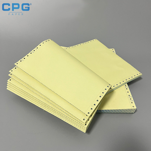 Manufacturer Custom Premium Carbonless <b>Paper</b> Roll 50gsm NCR <b>Paper</b> Computer Continuous Form Unit for Receipt Bill Book - Product Image 1