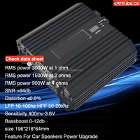 Amplificateur de subwoofer de voiture de style brésilien RMS 3000W, pleine gamme, 1 ohm, SPL, basses puissantes, monobloc, classe D