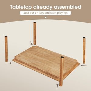 Bàn chơi game hiện đại có mặt bàn tháo rời, dành cho 4-6 người chơi, thích hợp cho phòng game, phòng khách, chất liệu tự nhiên - Product Image 5