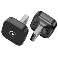 Adaptador Inalámbrico CarPlay 2 en 1, Conexión por Cable a Inalámbrica, BT 5.2, WiFi Dual, 1 Año de Garantía, para IOS 10+ y Android Auto, Universal para Estéreo de Auto