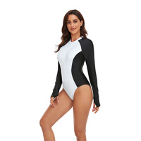 Maillot de bain à manches longues pour femmes, surf, plage, Sports aquatiques, été, séchage rapide, protection contre les éruptions cutanées, 2022