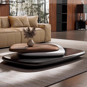 Gainsville โต๊ะกาแฟหมุนได้สร้างสรรค์, เฟอร์นิเจอร์อิตาลีดีไซน์เรียบง่าย - Product Image 1